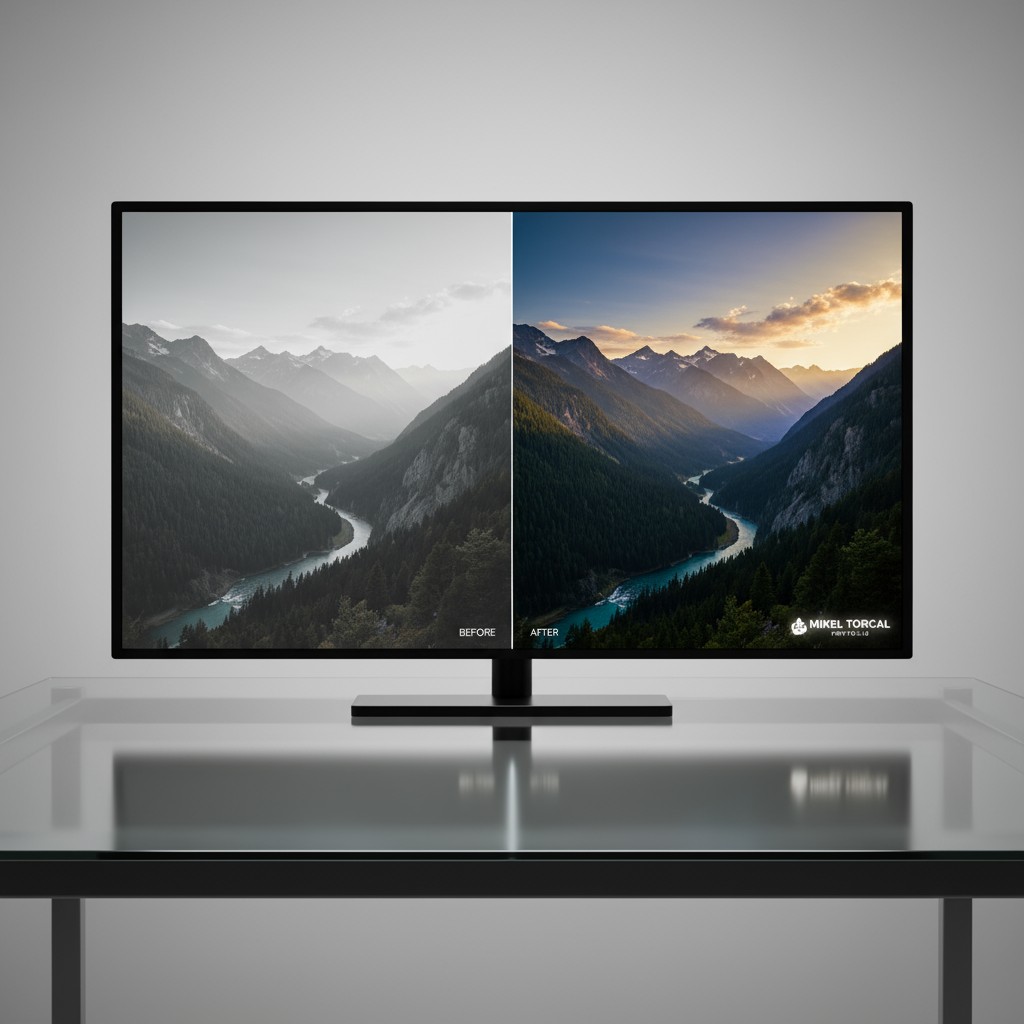 Imágenes del monitor del equipo de realidad virtual.